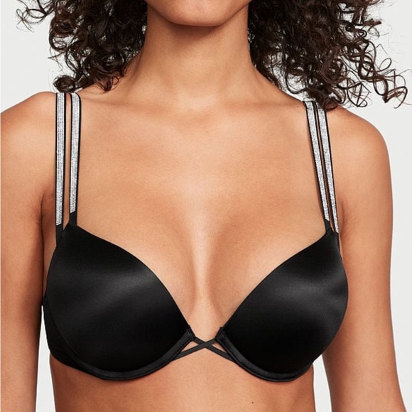 Victoria’s Secret Very Sexy Bombshell Add 2 Cup Size Shine Strap Push Up Bra NWT - Picture 2 of 7